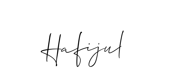 if you are searching for the best signature style for your name Hafijul. so please give up your signature search. here we have designed multiple signature styles  using Allison_Script. Hafijul signature style 2 images and pictures png