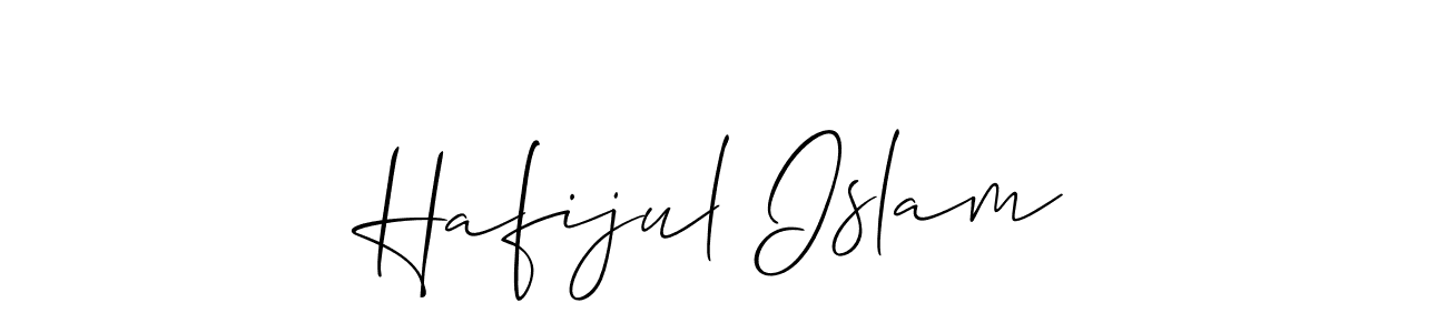 The best way (Allison_Script) to make a short signature is to pick only two or three words in your name. The name Hafijul Islam include a total of six letters. For converting this name. Hafijul Islam signature style 2 images and pictures png