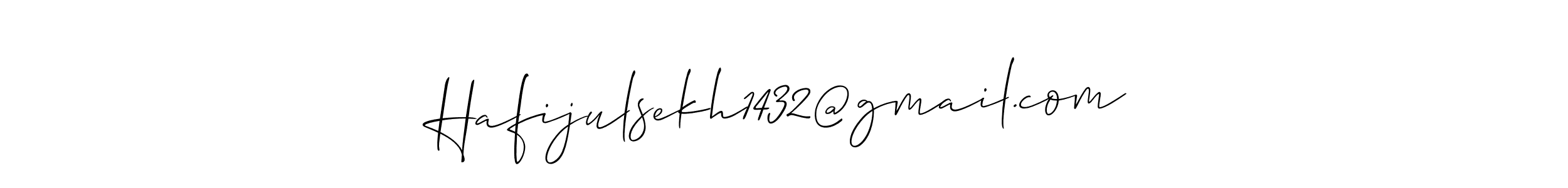 How to Draw Hafijulsekh1432@gmail.com signature style? Allison_Script is a latest design signature styles for name Hafijulsekh1432@gmail.com. Hafijulsekh1432@gmail.com signature style 2 images and pictures png