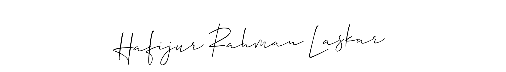 Make a beautiful signature design for name Hafijur Rahman Laskar. With this signature (Allison_Script) style, you can create a handwritten signature for free. Hafijur Rahman Laskar signature style 2 images and pictures png