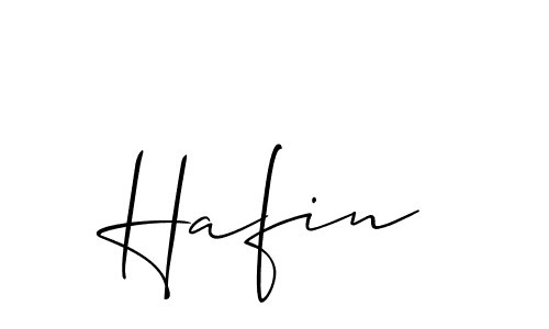 Also we have Hafin name is the best signature style. Create professional handwritten signature collection using Allison_Script autograph style. Hafin signature style 2 images and pictures png