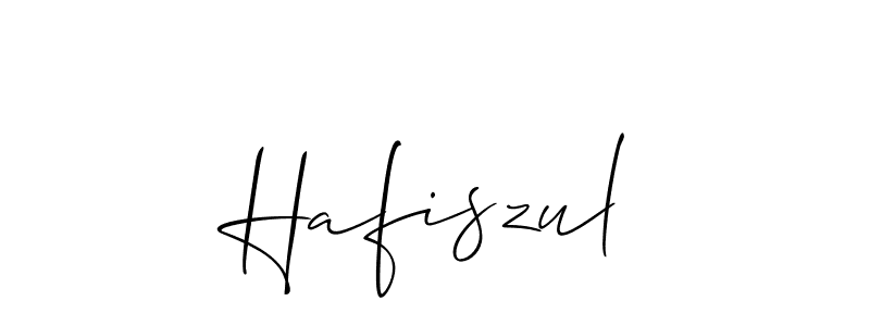 Make a short Hafiszul signature style. Manage your documents anywhere anytime using Allison_Script. Create and add eSignatures, submit forms, share and send files easily. Hafiszul signature style 2 images and pictures png