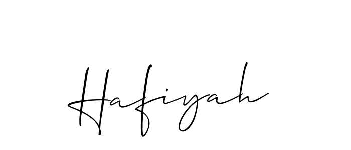 Make a beautiful signature design for name Hafiyah. Use this online signature maker to create a handwritten signature for free. Hafiyah signature style 2 images and pictures png