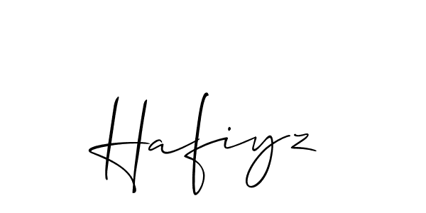 Similarly Allison_Script is the best handwritten signature design. Signature creator online .You can use it as an online autograph creator for name Hafiyz. Hafiyz signature style 2 images and pictures png