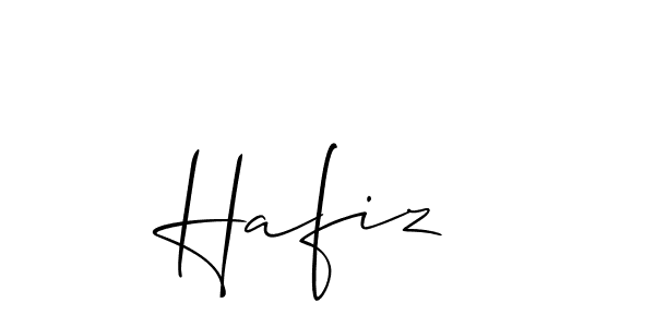 You should practise on your own different ways (Allison_Script) to write your name (Hafiz ) in signature. don't let someone else do it for you. Hafiz  signature style 2 images and pictures png