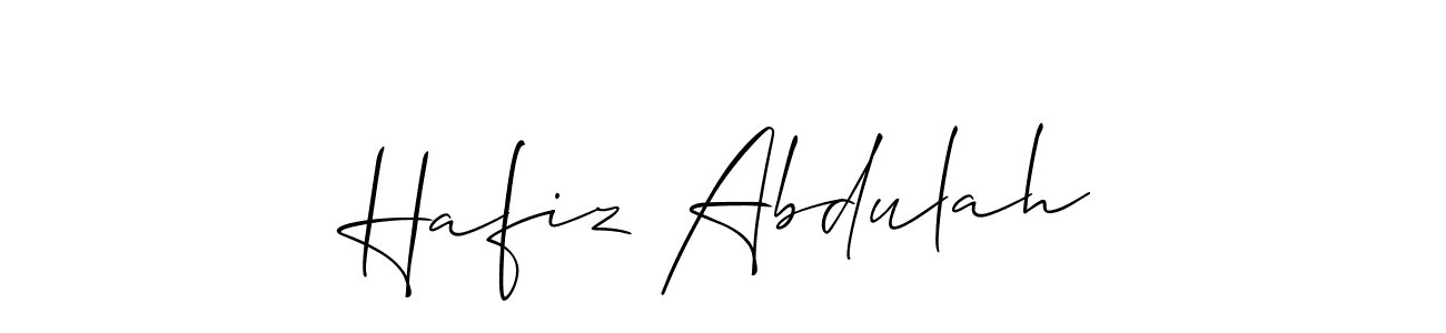 Make a beautiful signature design for name Hafiz Abdulah. Use this online signature maker to create a handwritten signature for free. Hafiz Abdulah signature style 2 images and pictures png