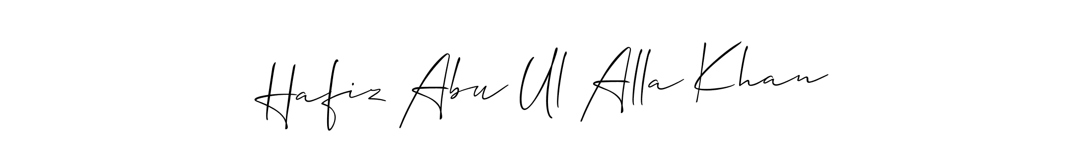 Make a beautiful signature design for name Hafiz Abu Ul Alla Khan. Use this online signature maker to create a handwritten signature for free. Hafiz Abu Ul Alla Khan signature style 2 images and pictures png
