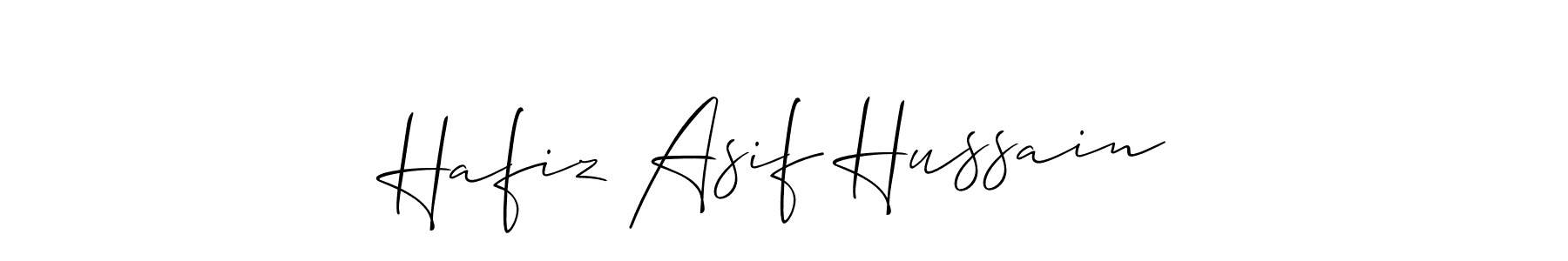 How to make Hafiz Asif Hussain signature? Allison_Script is a professional autograph style. Create handwritten signature for Hafiz Asif Hussain name. Hafiz Asif Hussain signature style 2 images and pictures png