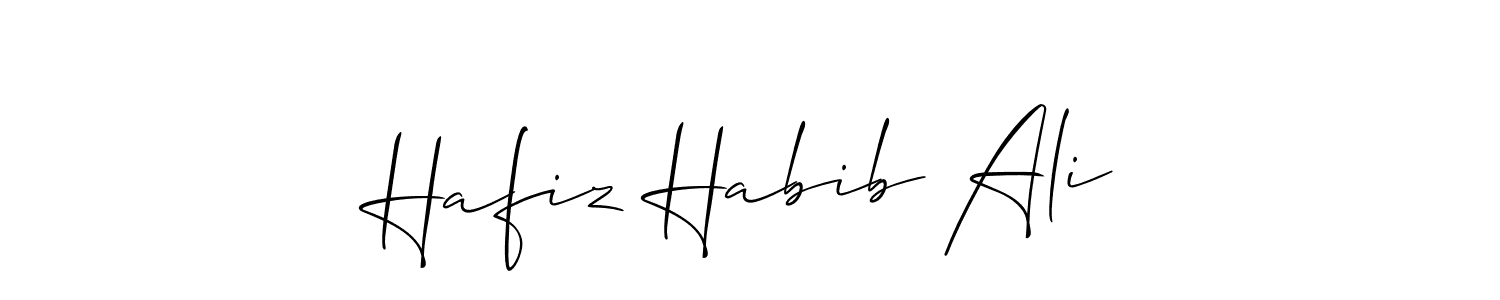 Make a beautiful signature design for name Hafiz Habib Ali. Use this online signature maker to create a handwritten signature for free. Hafiz Habib Ali signature style 2 images and pictures png