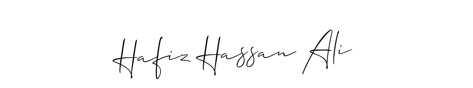 Make a beautiful signature design for name Hafiz Hassan Ali. Use this online signature maker to create a handwritten signature for free. Hafiz Hassan Ali signature style 2 images and pictures png