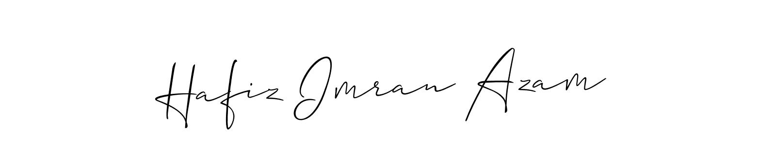 Similarly Allison_Script is the best handwritten signature design. Signature creator online .You can use it as an online autograph creator for name Hafiz Imran Azam. Hafiz Imran Azam signature style 2 images and pictures png