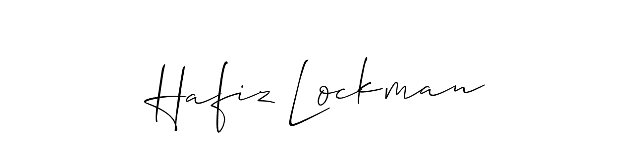 Make a short Hafiz Lockman signature style. Manage your documents anywhere anytime using Allison_Script. Create and add eSignatures, submit forms, share and send files easily. Hafiz Lockman signature style 2 images and pictures png