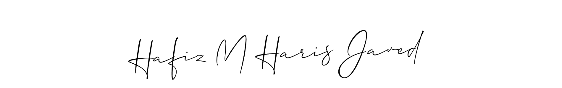 Best and Professional Signature Style for Hafiz M Haris Javed. Allison_Script Best Signature Style Collection. Hafiz M Haris Javed signature style 2 images and pictures png