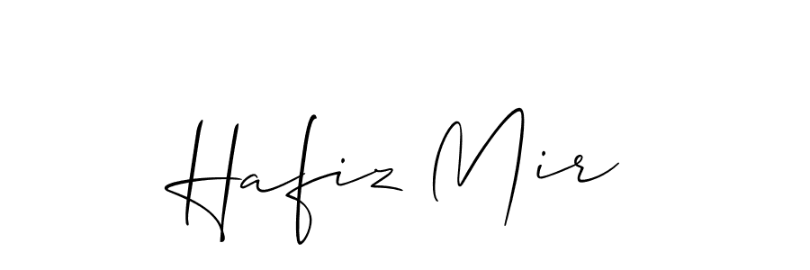 Hafiz Mir stylish signature style. Best Handwritten Sign (Allison_Script) for my name. Handwritten Signature Collection Ideas for my name Hafiz Mir. Hafiz Mir signature style 2 images and pictures png