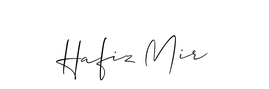 Hafiz Mir stylish signature style. Best Handwritten Sign (Allison_Script) for my name. Handwritten Signature Collection Ideas for my name Hafiz Mir. Hafiz Mir signature style 2 images and pictures png