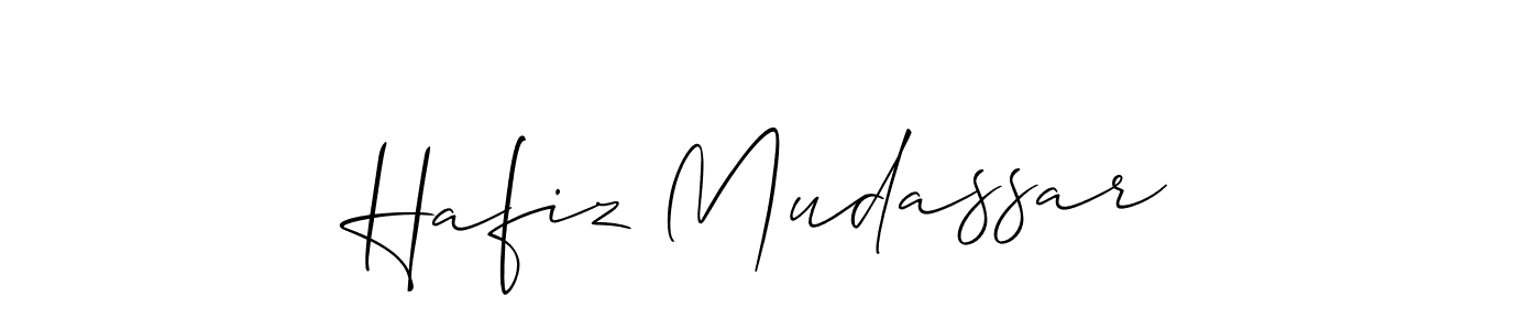 Once you've used our free online signature maker to create your best signature Allison_Script style, it's time to enjoy all of the benefits that Hafiz Mudassar name signing documents. Hafiz Mudassar signature style 2 images and pictures png