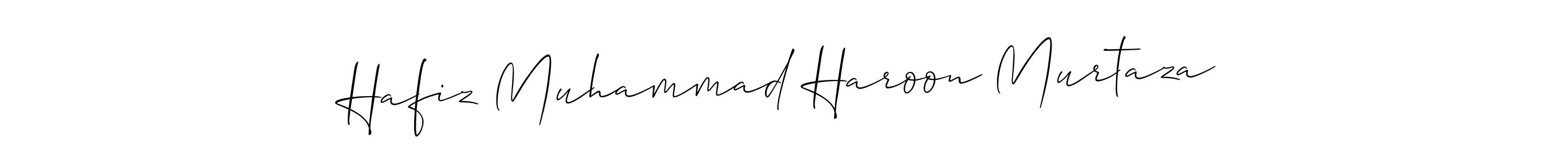 if you are searching for the best signature style for your name Hafiz Muhammad Haroon Murtaza. so please give up your signature search. here we have designed multiple signature styles  using Allison_Script. Hafiz Muhammad Haroon Murtaza signature style 2 images and pictures png