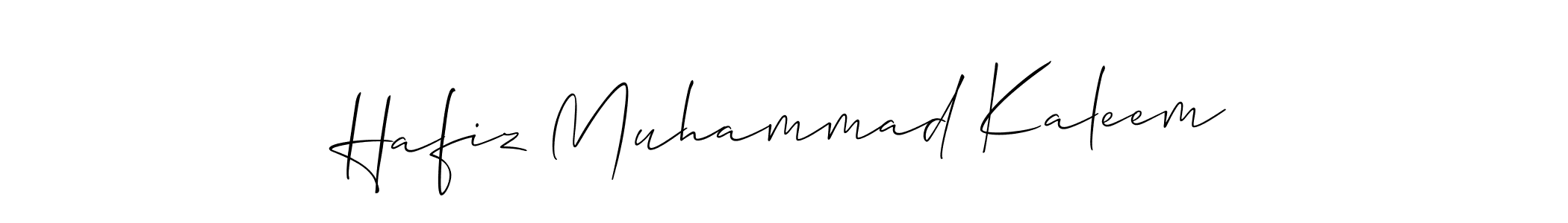 This is the best signature style for the Hafiz Muhammad Kaleem name. Also you like these signature font (Allison_Script). Mix name signature. Hafiz Muhammad Kaleem signature style 2 images and pictures png