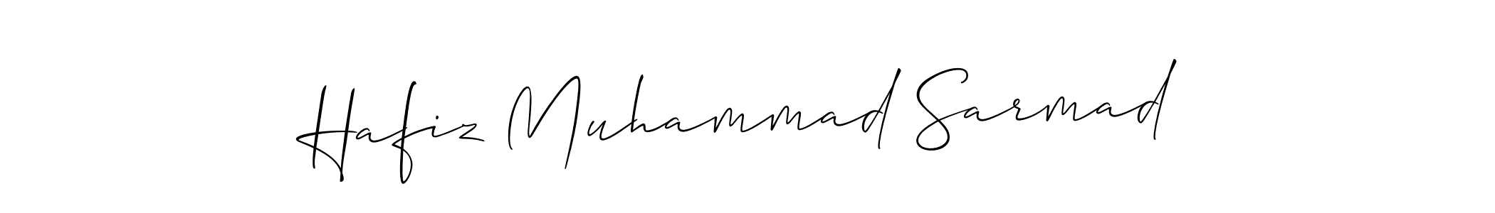 You can use this online signature creator to create a handwritten signature for the name Hafiz Muhammad Sarmad. This is the best online autograph maker. Hafiz Muhammad Sarmad signature style 2 images and pictures png