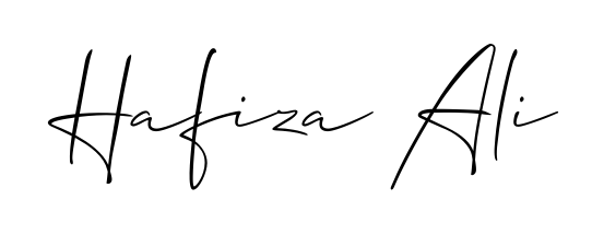 Enhance your business communications with Hafiza Ali signature in Allison_Script lettering. Clean, modern, and universally compatible. Hafiza Ali signature style 2 images and pictures png