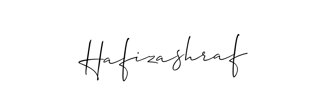 How to make Hafizashraf signature? Allison_Script is a professional autograph style. Create handwritten signature for Hafizashraf name. Hafizashraf signature style 2 images and pictures png