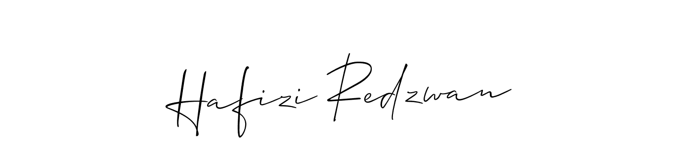 Also we have Hafizi Redzwan name is the best signature style. Create professional handwritten signature collection using Allison_Script autograph style. Hafizi Redzwan signature style 2 images and pictures png