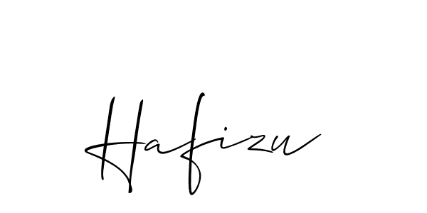 How to make Hafizu name signature. Use Allison_Script style for creating short signs online. This is the latest handwritten sign. Hafizu signature style 2 images and pictures png
