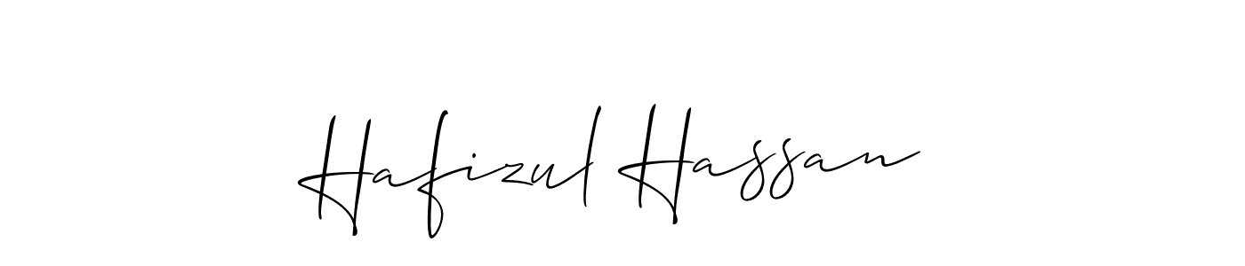 Make a short Hafizul Hassan signature style. Manage your documents anywhere anytime using Allison_Script. Create and add eSignatures, submit forms, share and send files easily. Hafizul Hassan signature style 2 images and pictures png