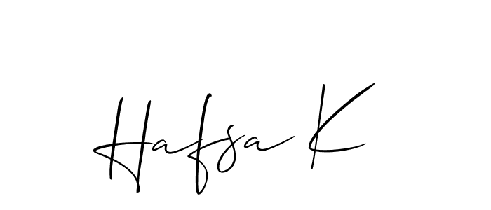 See photos of Hafsa K official signature by Spectra . Check more albums & portfolios. Read reviews & check more about Allison_Script font. Hafsa K signature style 2 images and pictures png