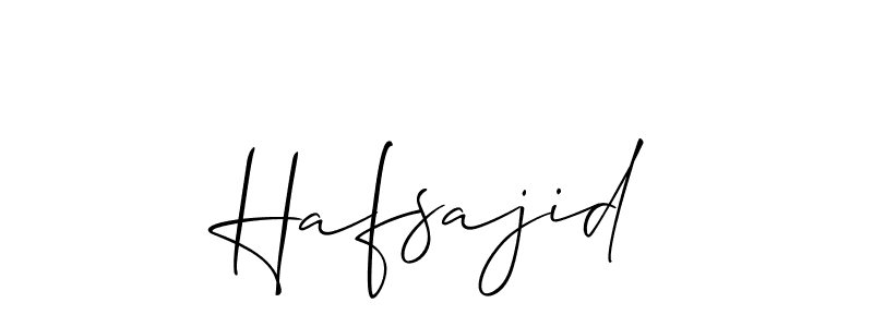 Once you've used our free online signature maker to create your best signature Allison_Script style, it's time to enjoy all of the benefits that Hafsajid name signing documents. Hafsajid signature style 2 images and pictures png