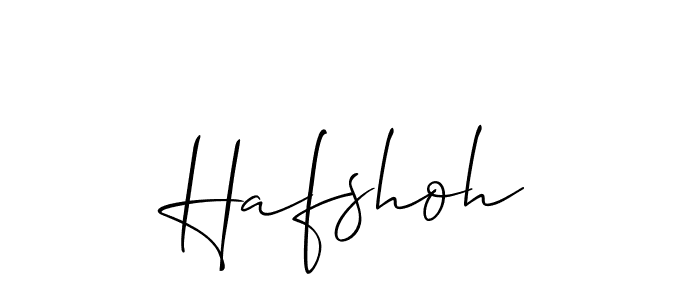 Make a beautiful signature design for name Hafshoh. Use this online signature maker to create a handwritten signature for free. Hafshoh signature style 2 images and pictures png