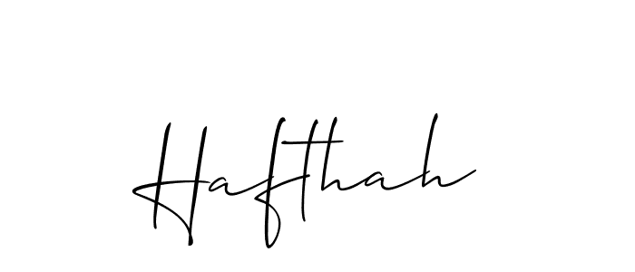 This is the best signature style for the Hafthah name. Also you like these signature font (Allison_Script). Mix name signature. Hafthah signature style 2 images and pictures png