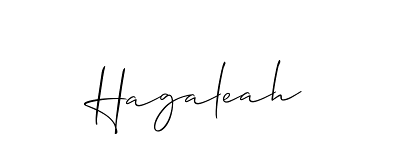 It looks lik you need a new signature style for name Hagaleah. Design unique handwritten (Allison_Script) signature with our free signature maker in just a few clicks. Hagaleah signature style 2 images and pictures png