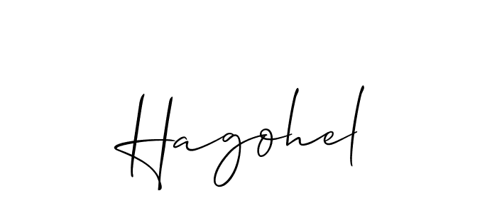 Once you've used our free online signature maker to create your best signature Allison_Script style, it's time to enjoy all of the benefits that Hagohel name signing documents. Hagohel signature style 2 images and pictures png