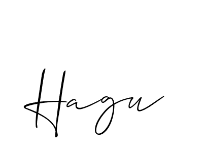 if you are searching for the best signature style for your name Hagu. so please give up your signature search. here we have designed multiple signature styles  using Allison_Script. Hagu signature style 2 images and pictures png