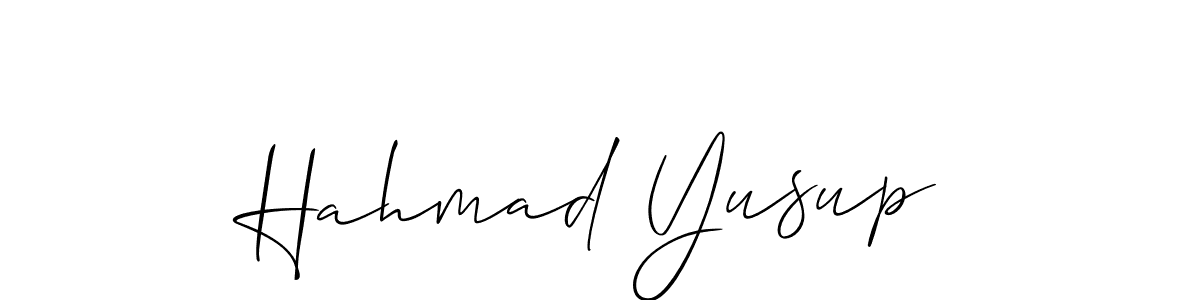 Best and Professional Signature Style for Hahmad Yusup. Allison_Script Best Signature Style Collection. Hahmad Yusup signature style 2 images and pictures png