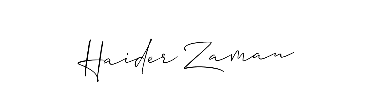 Similarly Allison_Script is the best handwritten signature design. Signature creator online .You can use it as an online autograph creator for name Haider Zaman. Haider Zaman signature style 2 images and pictures png