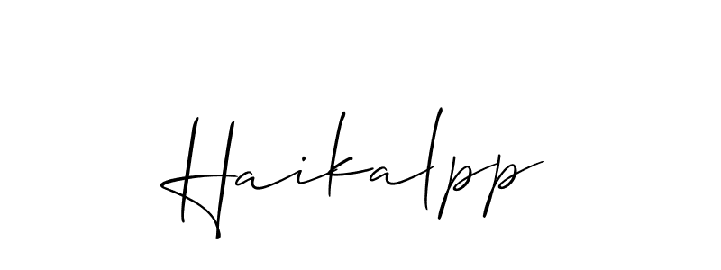 Best and Professional Signature Style for Haikalpp. Allison_Script Best Signature Style Collection. Haikalpp signature style 2 images and pictures png