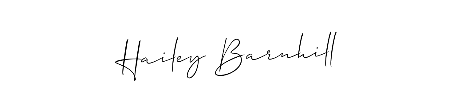 This is the best signature style for the Hailey Barnhill name. Also you like these signature font (Allison_Script). Mix name signature. Hailey Barnhill signature style 2 images and pictures png