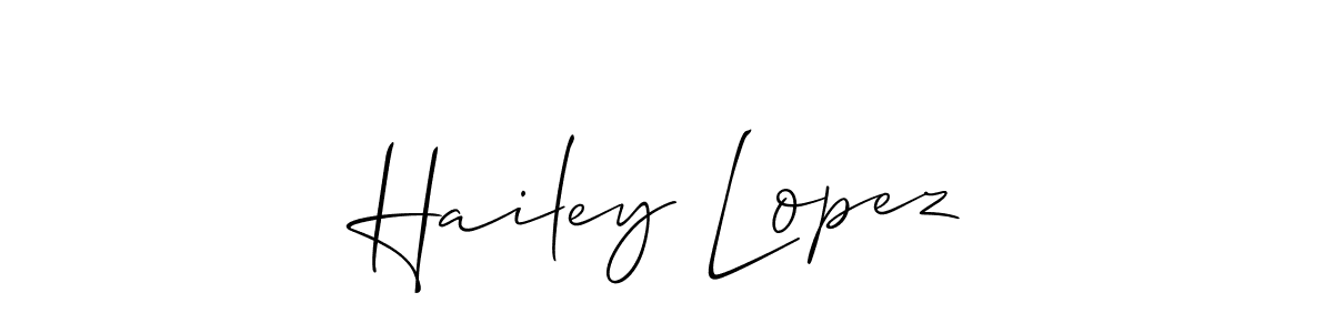 You can use this online signature creator to create a handwritten signature for the name Hailey Lopez. This is the best online autograph maker. Hailey Lopez signature style 2 images and pictures png