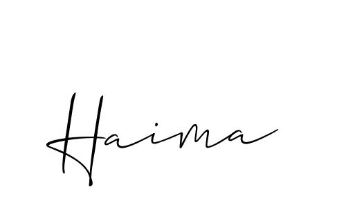 You can use this online signature creator to create a handwritten signature for the name Haima. This is the best online autograph maker. Haima signature style 2 images and pictures png