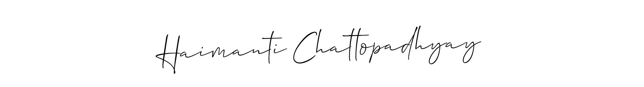 Once you've used our free online signature maker to create your best signature Allison_Script style, it's time to enjoy all of the benefits that Haimanti Chattopadhyay name signing documents. Haimanti Chattopadhyay signature style 2 images and pictures png