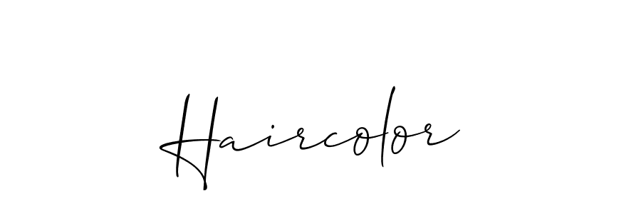 Check out images of Autograph of Haircolor name. Actor Haircolor Signature Style. Allison_Script is a professional sign style online. Haircolor signature style 2 images and pictures png