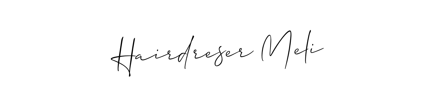 Here are the top 10 professional signature styles for the name Hairdreser Meli. These are the best autograph styles you can use for your name. Hairdreser Meli signature style 2 images and pictures png