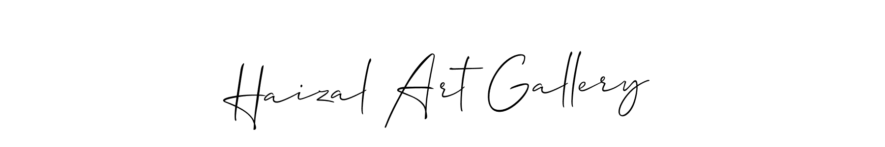 Check out images of Autograph of Haizal Art Gallery name. Actor Haizal Art Gallery Signature Style. Allison_Script is a professional sign style online. Haizal Art Gallery signature style 2 images and pictures png