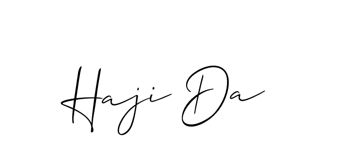 Best and Professional Signature Style for Haji Da. Allison_Script Best Signature Style Collection. Haji Da signature style 2 images and pictures png