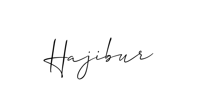 Make a short Hajibur signature style. Manage your documents anywhere anytime using Allison_Script. Create and add eSignatures, submit forms, share and send files easily. Hajibur signature style 2 images and pictures png
