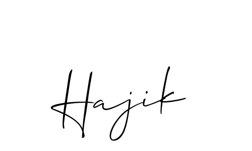 Make a short Hajik signature style. Manage your documents anywhere anytime using Allison_Script. Create and add eSignatures, submit forms, share and send files easily. Hajik signature style 2 images and pictures png