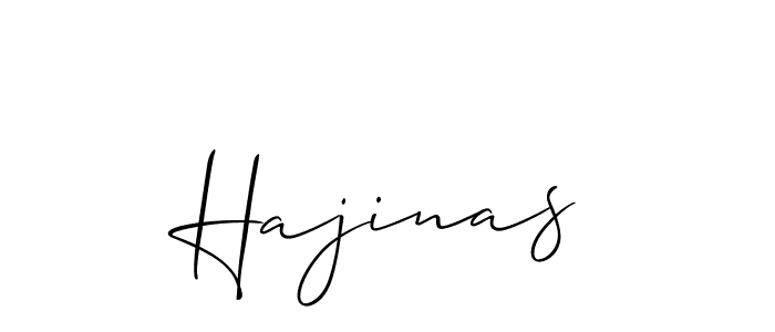 Make a beautiful signature design for name Hajinas. Use this online signature maker to create a handwritten signature for free. Hajinas signature style 2 images and pictures png