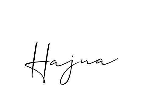 Similarly Allison_Script is the best handwritten signature design. Signature creator online .You can use it as an online autograph creator for name Hajna. Hajna signature style 2 images and pictures png